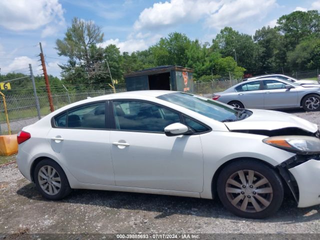 KNAFX4A64F5398127 KIA FORTE LX