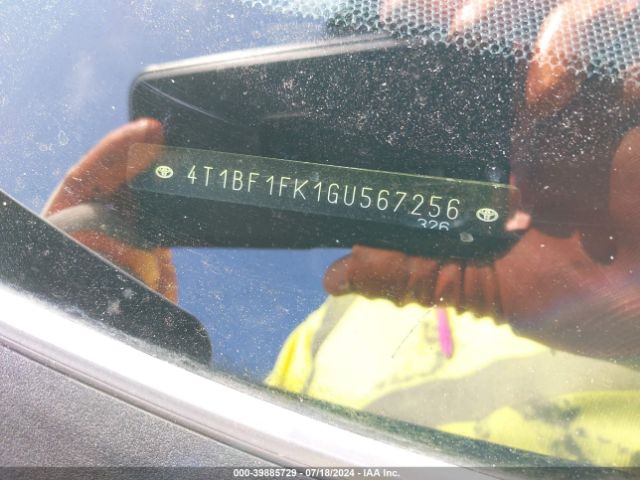 4T1BF1FK1GU567256 Toyota CAMRY LE