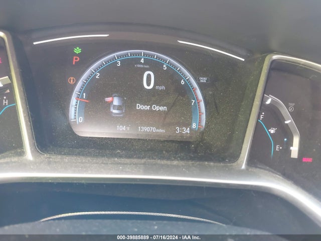 Honda Civic Ex-l 2018 JHMFC1F7XJX031274 Image 7