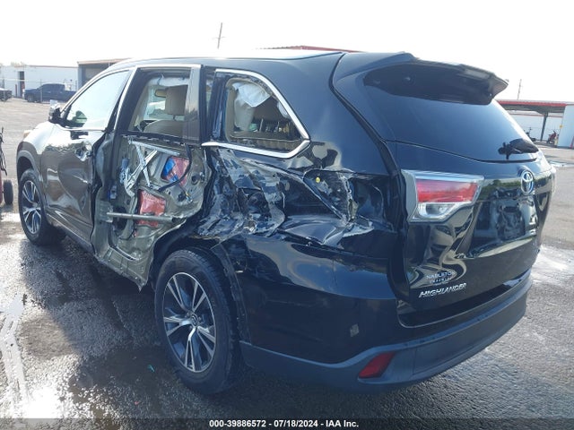 Toyota Highlander Xle V6 2016 5TDKKRFH6GS148200 Image 3
