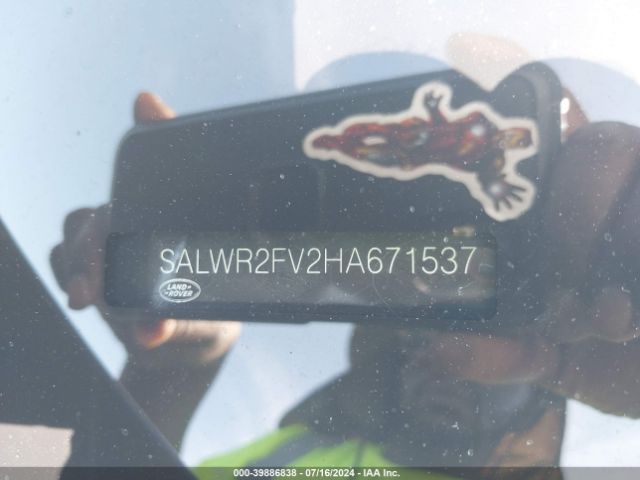 SALWR2FV2HA671537 Land Rover Range Rover Sport 3.0l V6 Supercharged Hse
