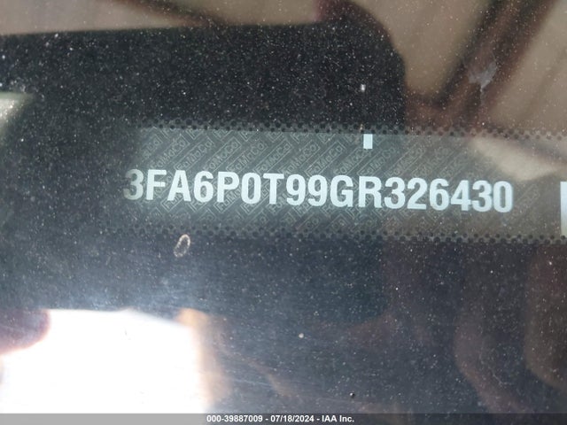 Ford FUSION SE 2016 3FA6P0T99GR326430 Image 9