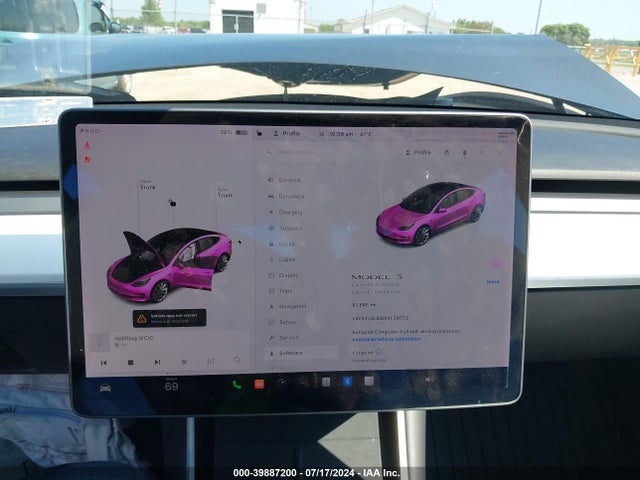 5YJ3E1EBXKF391712 Tesla Model 3 Long Range/performance