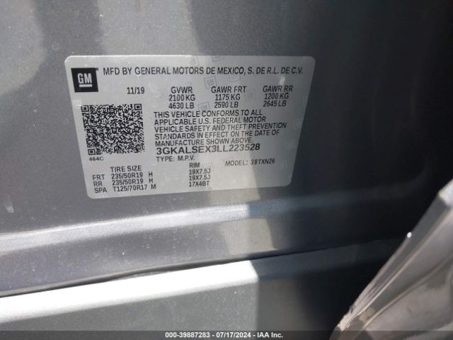 3GKALSEX3LL223528 GMC Terrain Fwd Denali