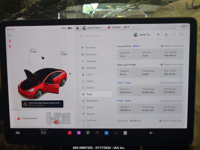 5YJ3E1EAXLF740635 Tesla Model 3 Standard Range Plus Rear-wheel Drive/standard Range Rear-wheel Drive