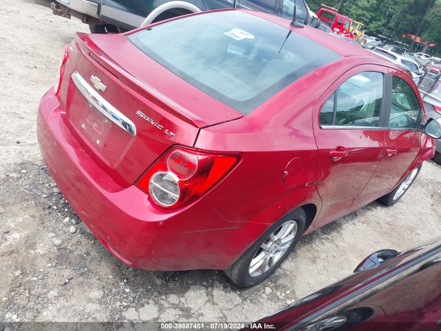 Chevrolet Sonic Lt Auto 2014 1G1JC5SH7E4168738 Image 4