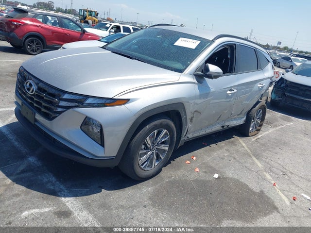 KM8JBCA18PU099236 Hyundai Tucson Hybrid Blue