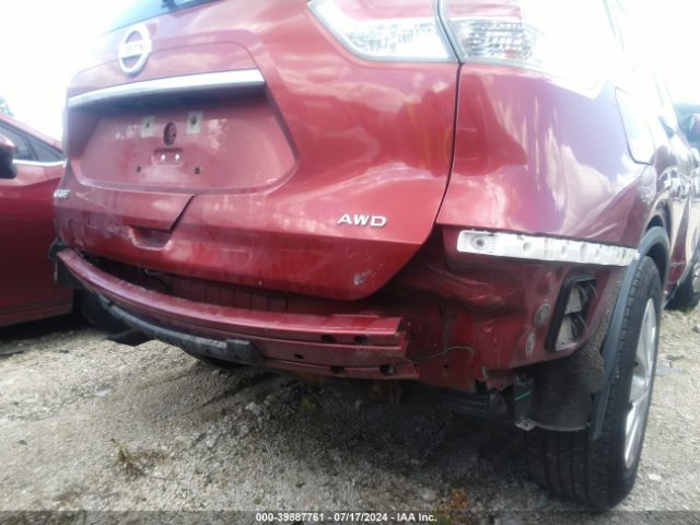 KNMAT2MV6GP669839 Nissan Rogue S/sl/sv