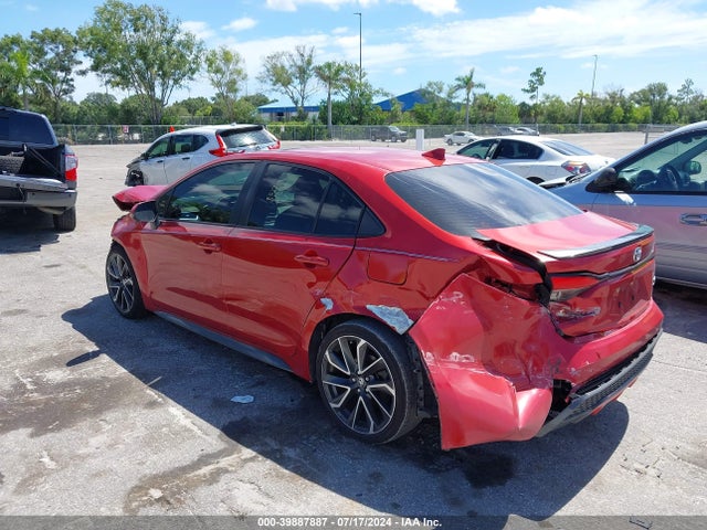 Toyota Corolla Xse 2020 JTDT4RCE6LJ035590 Image 3