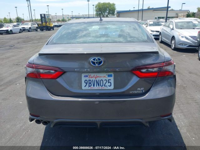 4T1G31AK9NU042609 Toyota Camry Se Hybrid