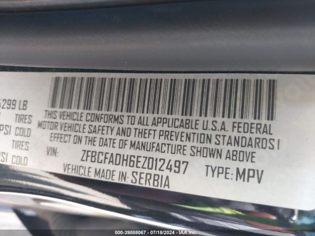 ZFBCFADH6EZ012497 Fiat 500L TREKKING