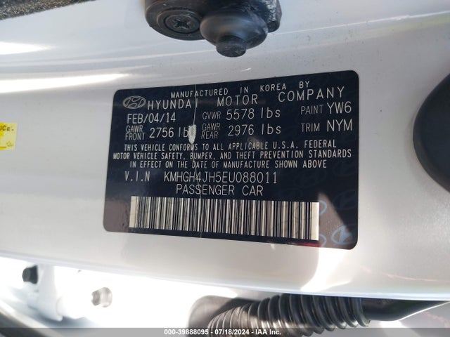 KMHGH4JH5EU088011 Hyundai Equus Ultimate