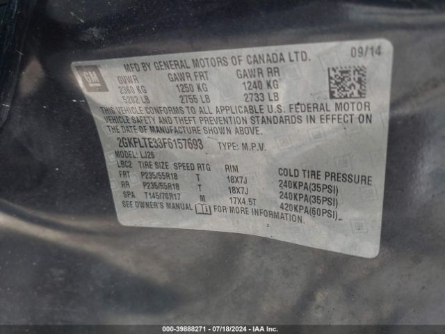 2GKFLTE33F6157693 GMC Terrain Slt-2