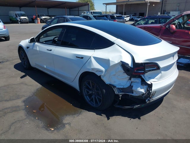 2022 TESLA MODEL 3 5YJ3E1EB7NF193349 Photo 2