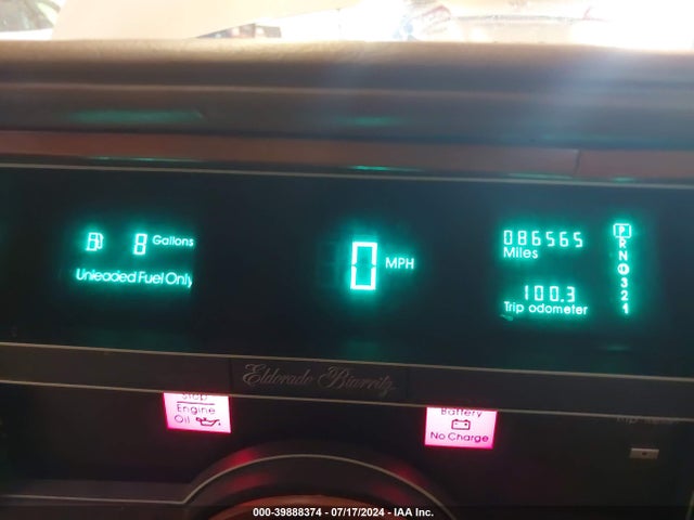1988 CADILLAC ELDORADO 1G6EL1156JU611578 Photo 6