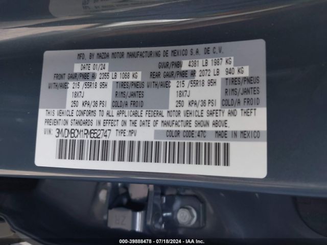 3MVDMBCM1RM652747 Mazda Cx-30 2.5 S Carbon Edition