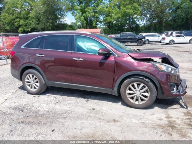 5XYPG4A57JG394619 KIA Sorento 3.3l Lx