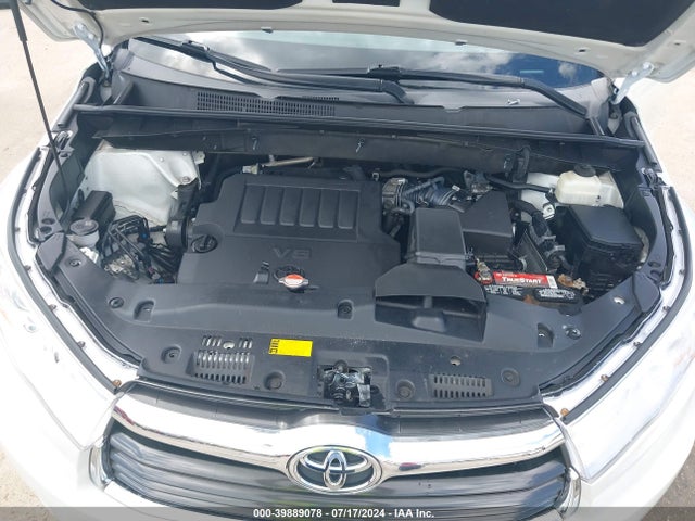 Toyota Highlander Xle V6 2016 5TDKKRFH2GS502343 Image 10