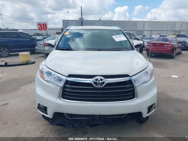 Toyota Highlander Xle V6 2016 5TDKKRFH2GS502343 Image 12