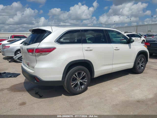 Toyota Highlander Xle V6 2016 5TDKKRFH2GS502343 Image 4