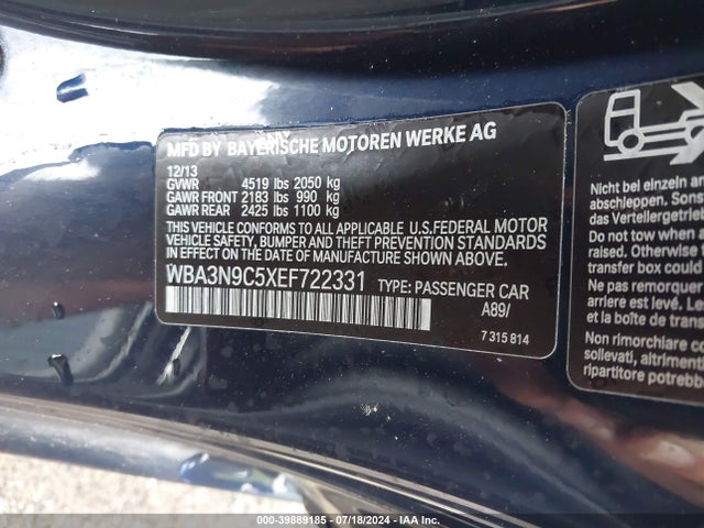 WBA3N9C5XEF722331 BMW 428i Xdrive