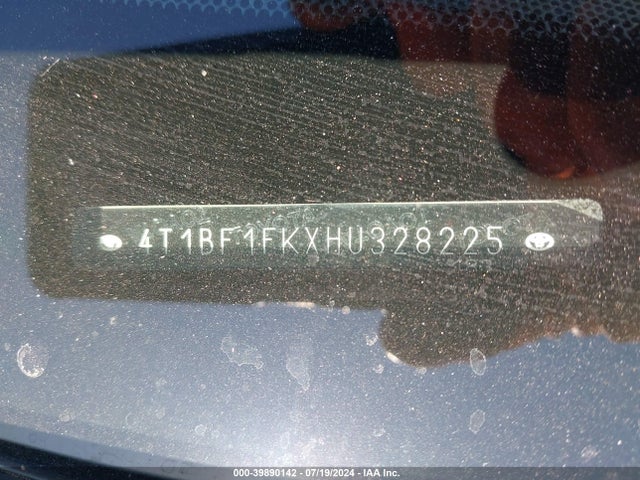 Toyota CAMRY SE 2017 4T1BF1FKXHU328225 Image 9