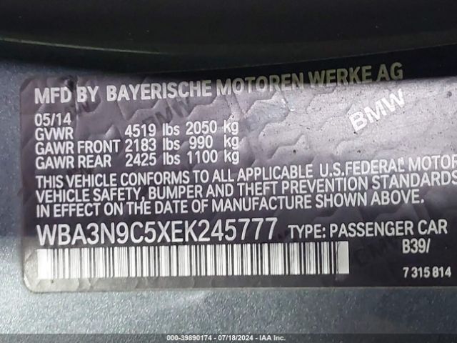 WBA3N9C5XEK245777 BMW 428i Xdrive