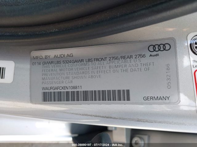WAUFGAFCXEN108811 Audi A6 3.0t Premium Plus