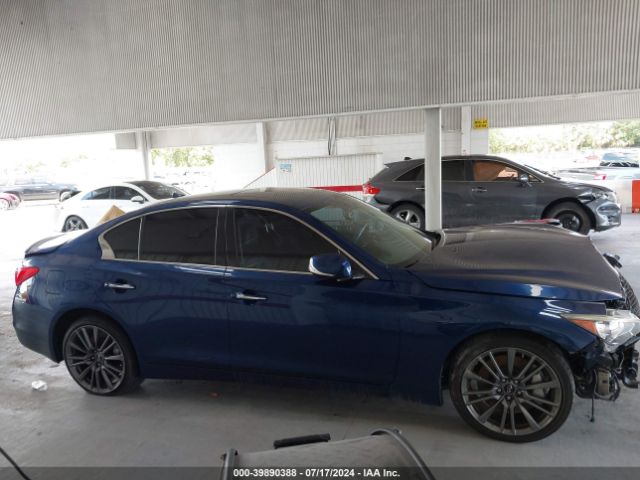 JN1FV7AR3GM450104 Infiniti Q50 3.0t Red Sport 400