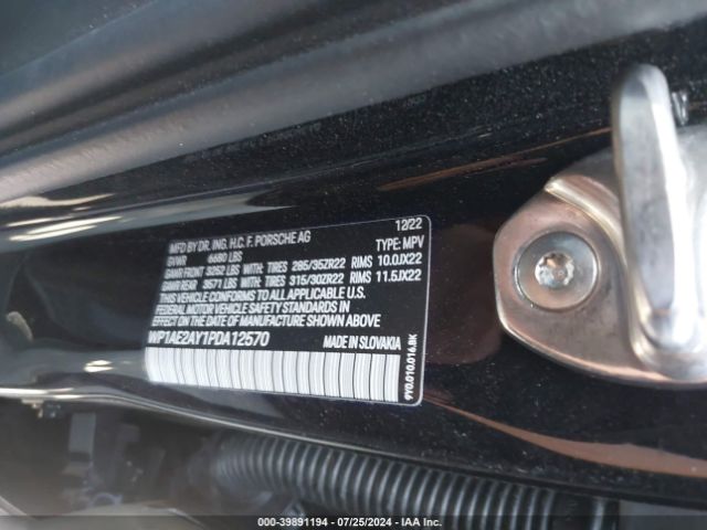 WP1AE2AY1PDA12570 Porsche Cayenne E-hybrid Platinum Edition