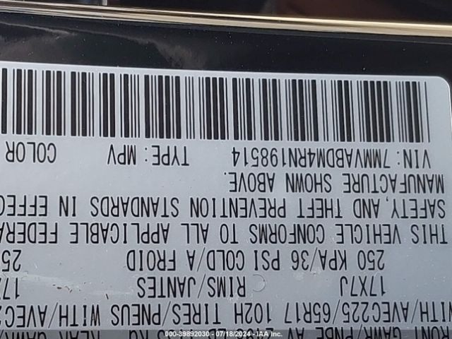 7MMVABDM4RN198514 Mazda Cx-50 2.5 S Premium