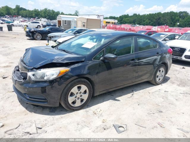 KNAFK4A69F5371729 KIA FORTE LX