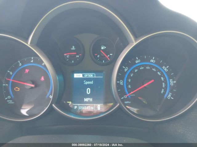 1G1PE5SB1G7162760 Chevrolet Cruze Limited 1lt Auto