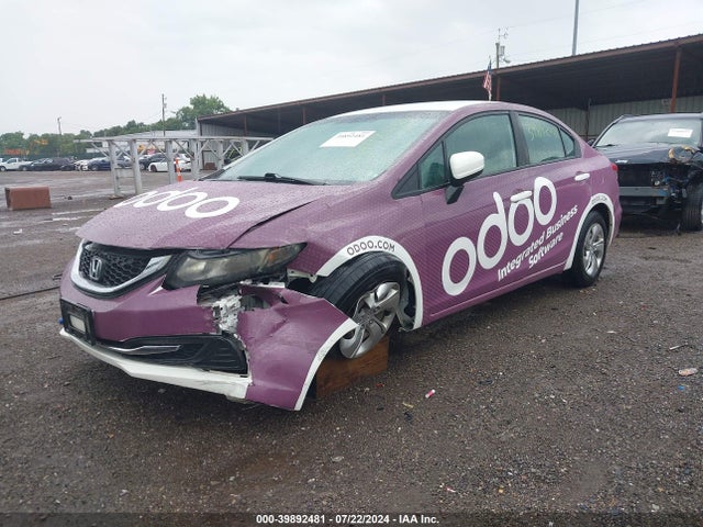 Honda Civic Lx 2015 19XFB2F56FE109646 Image 2
