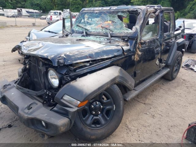 1C4HJXDG7NW235015 Jeep Wrangler Unlimited Sport 4x4
