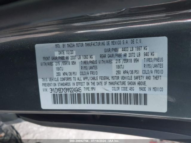 3MVDMBDM3MM224945 Mazda Cx-30 Premium
