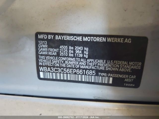 WBA3C3C56EP661685 BMW 320i Xdrive