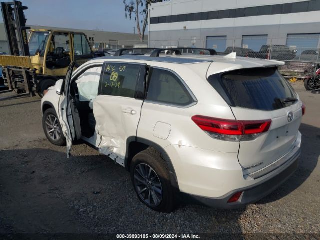5TDKZRFH7JS535289 Toyota Highlander Xle