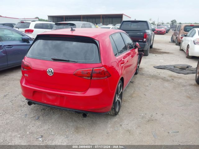 3VW4T7AU7HM071401 Volkswagen Golf Gti Autobahn 4-door/s 4-door/se 4-door/sport 4-door
