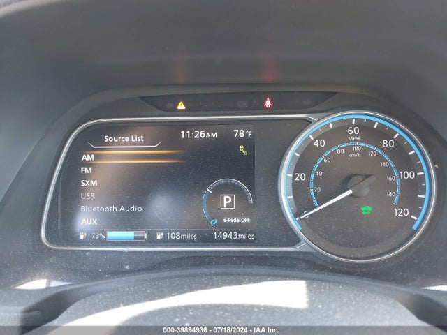 Nissan Leaf Sl 2018 1N4AZ1CP9JC314339 Image 7