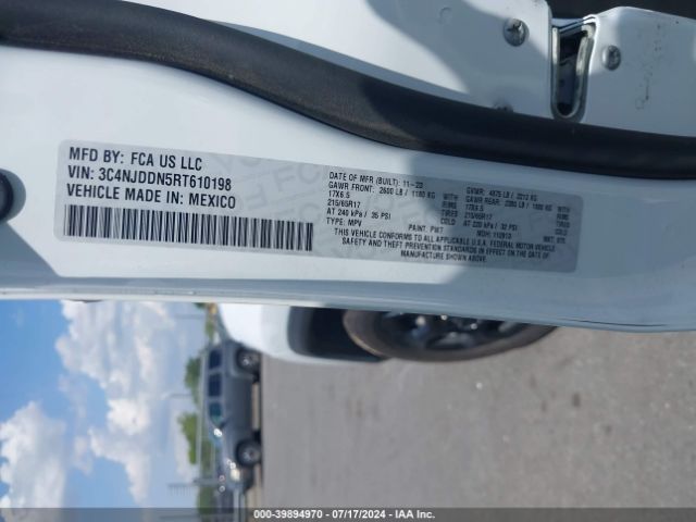 3C4NJDDN5RT610198 Jeep Compass Trailhawk 4x4