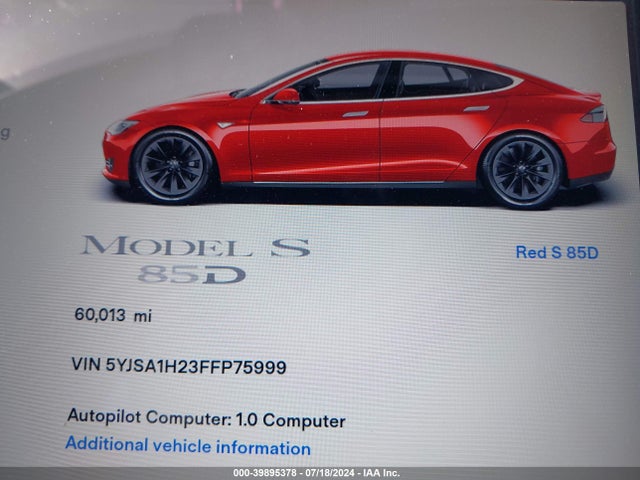 5YJSA1H23FFP75999 Tesla Model S 70d/85d/p85d