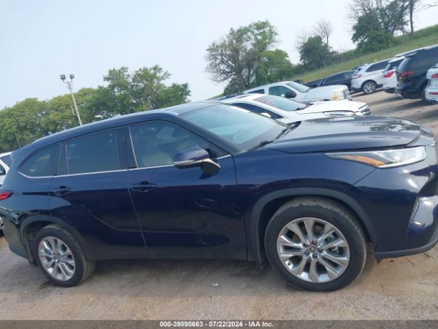 5TDDZRBHXLS020160 Toyota Highlander Limited