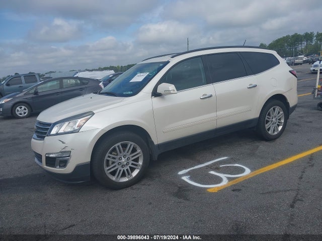 Chevrolet Traverse 1lt 2014 1GNKRGKD8EJ289628 Image 2
