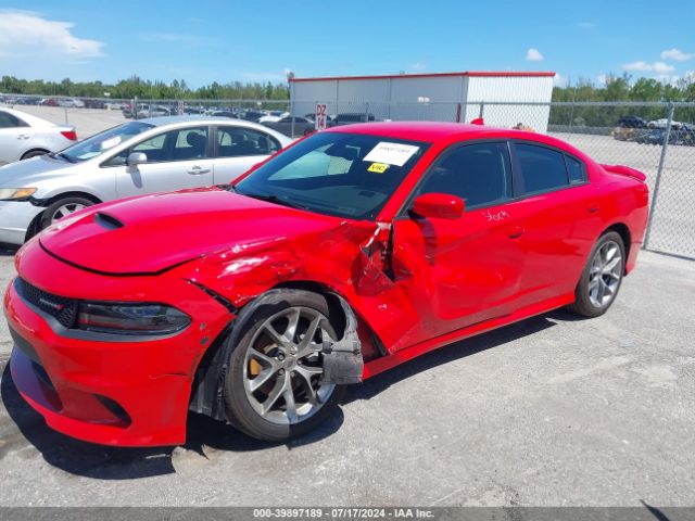 2C3CDXHG3NH109698 Dodge Charger Gt Rwd