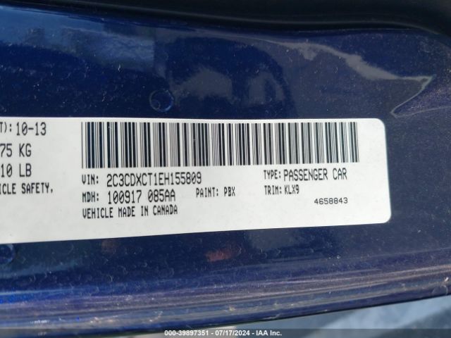 2C3CDXCT1EH155809 Dodge Charger Road/track