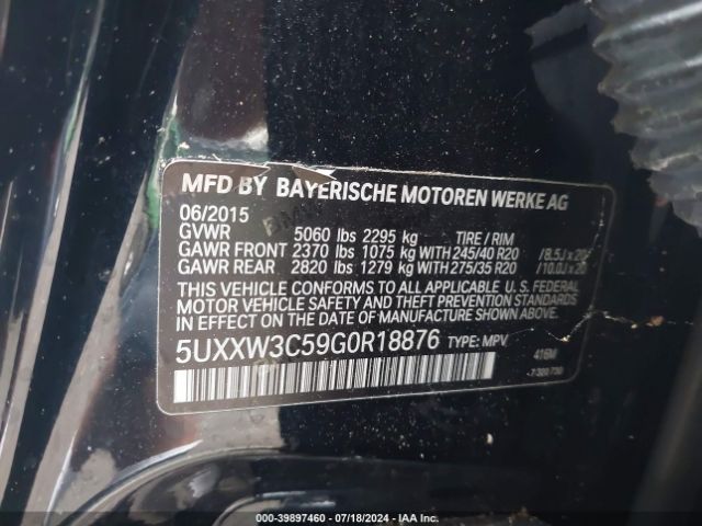 5UXXW3C59G0R18876 BMW X4 Xdrive28i