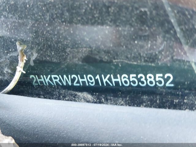 2HKRW2H91KH653852 Honda Cr-v Touring