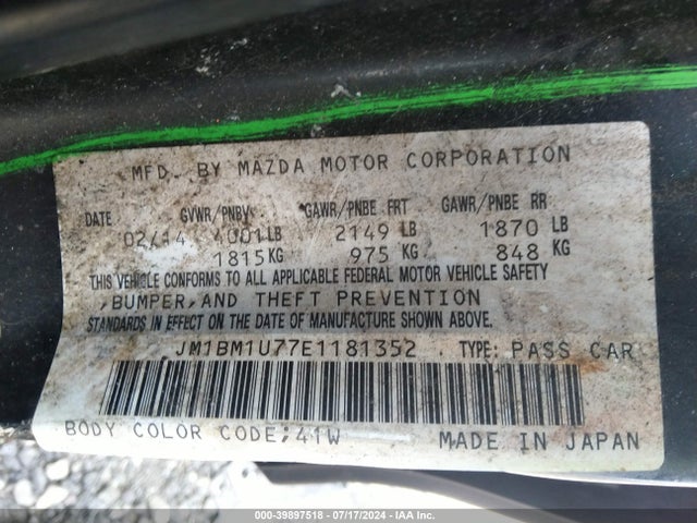 Mazda Mazda3 I Sport 2014 JM1BM1U77E1181352 Image 9