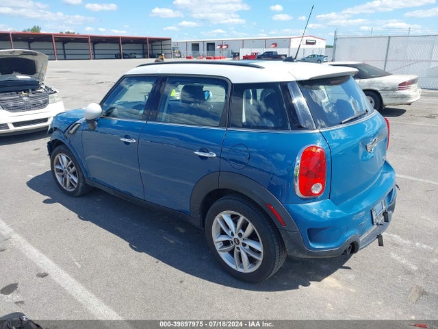 2012 MINI COOPER S COUNTRYMAN WMWZC3C50CWL83704 Photo 2